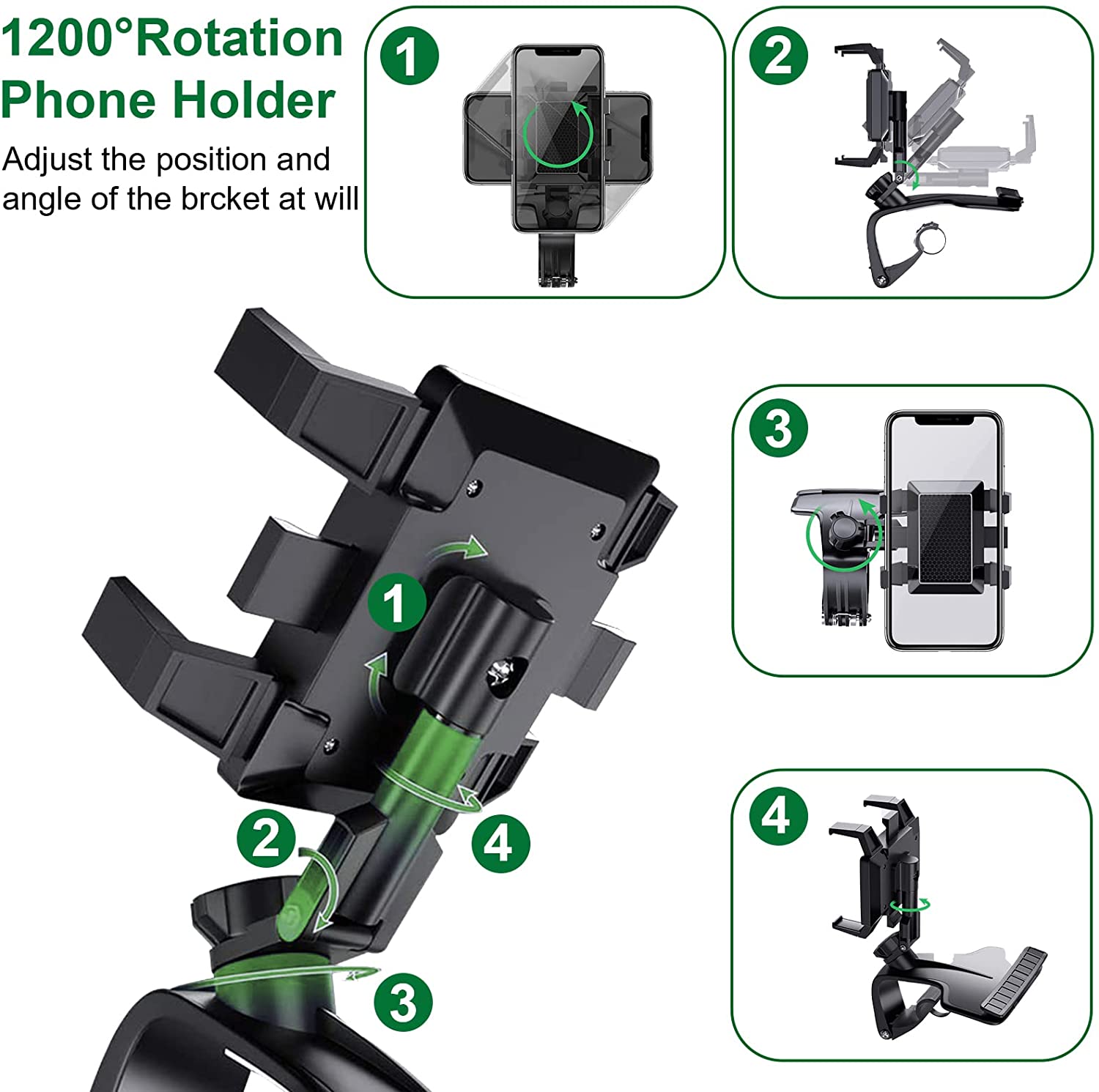 360° Rotation Phone Holder 